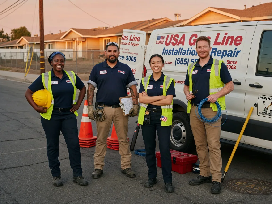 Gas Line Installation company in Doucette, TX